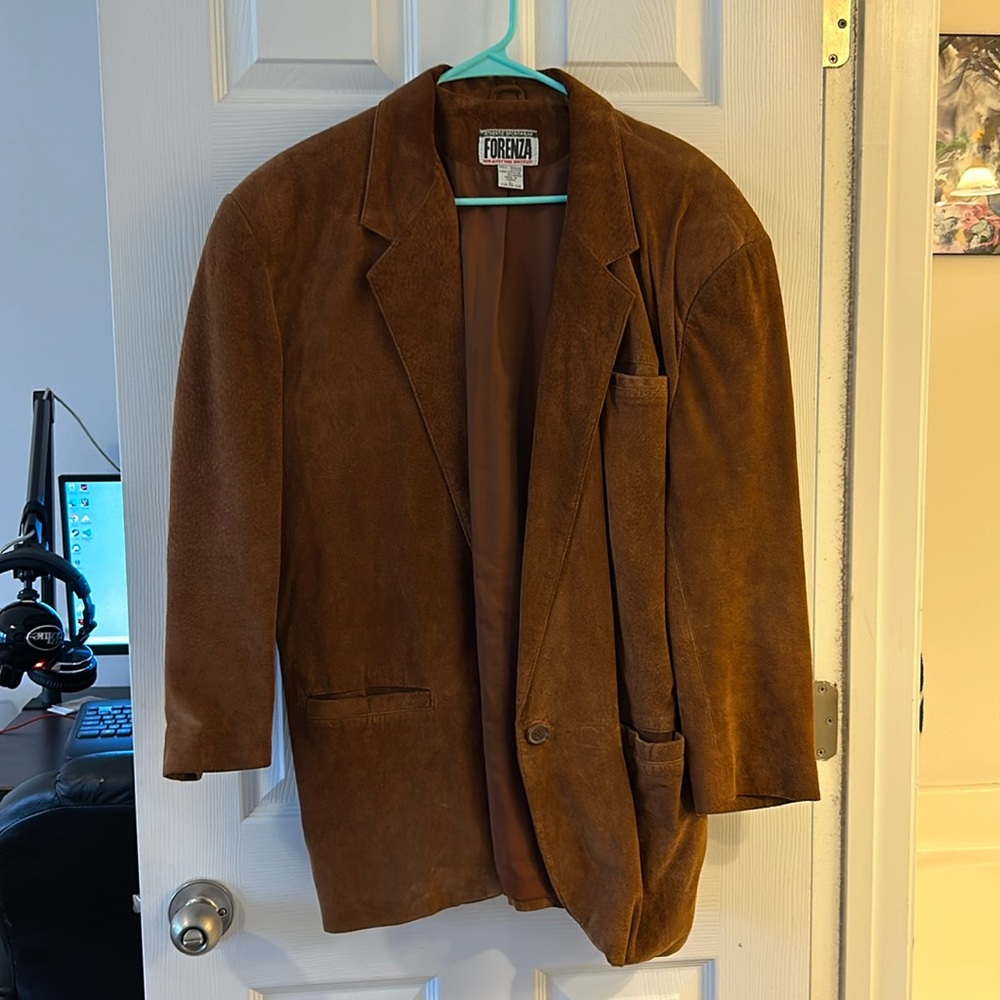Brown Genuine Leather Forenza Jacket